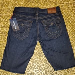 Mens true religion denim shorts size 32